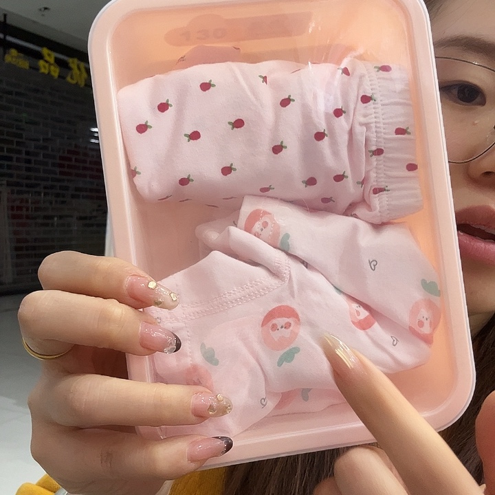 130平角女孩内裤两条