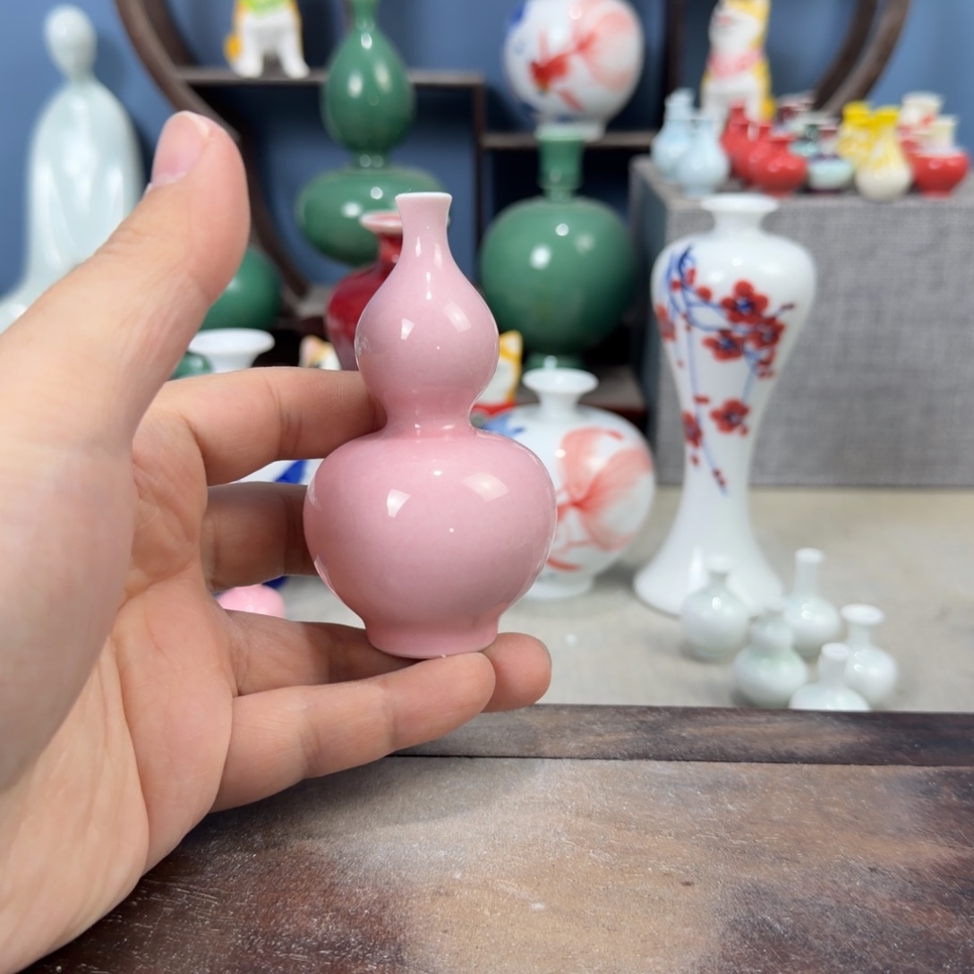 陶瓷手工小花器摆件