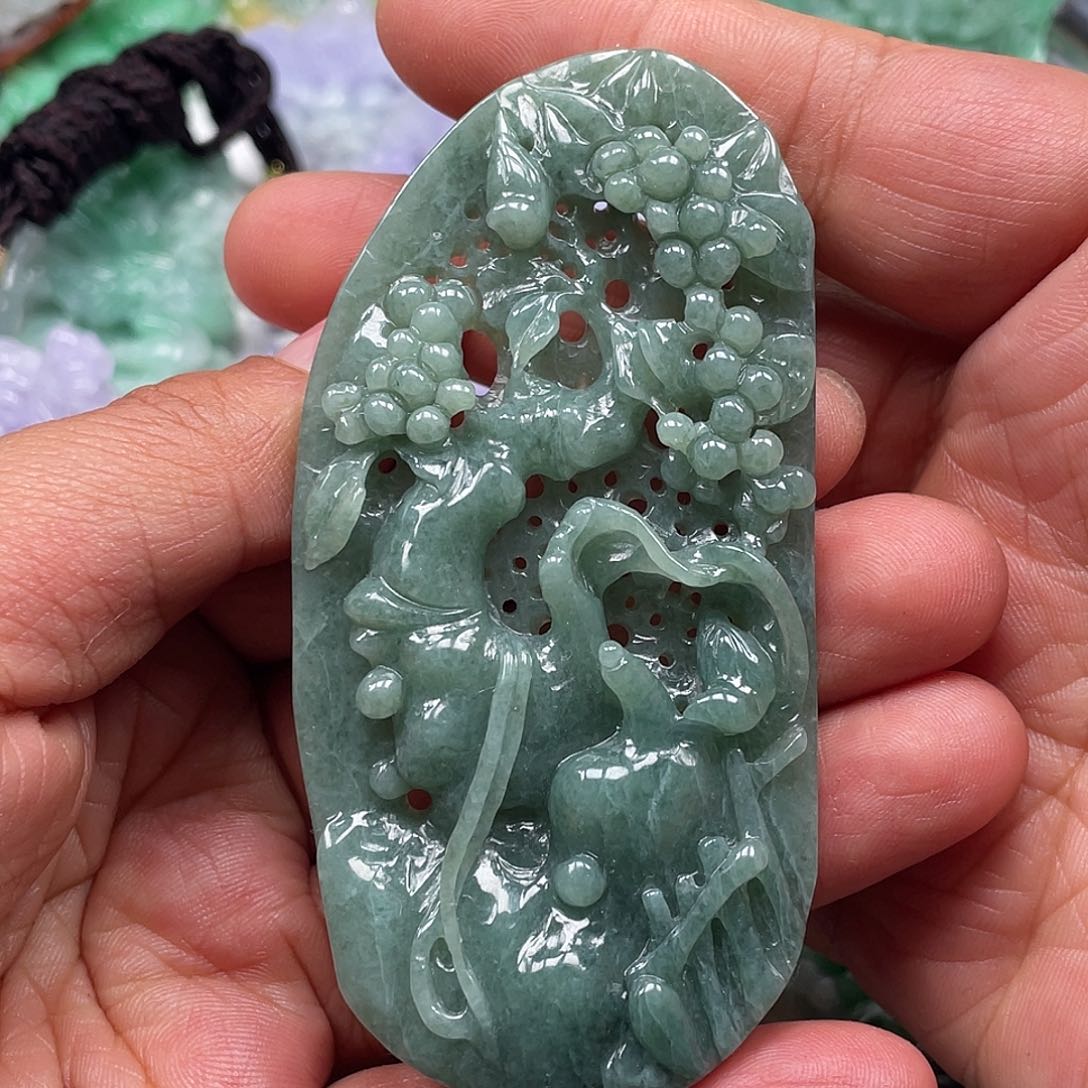 颈饰未镶嵌翡翠翡玉缘翡翠