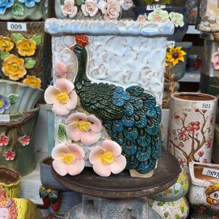 紫砂花盆粗陶材质多肉花盆