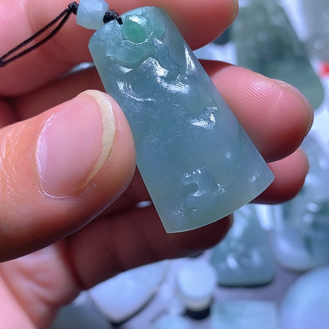 追***北定制翡翠未镶嵌悟道