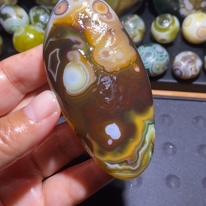 未镶嵌玛瑙/玉髓珠宝半成品16