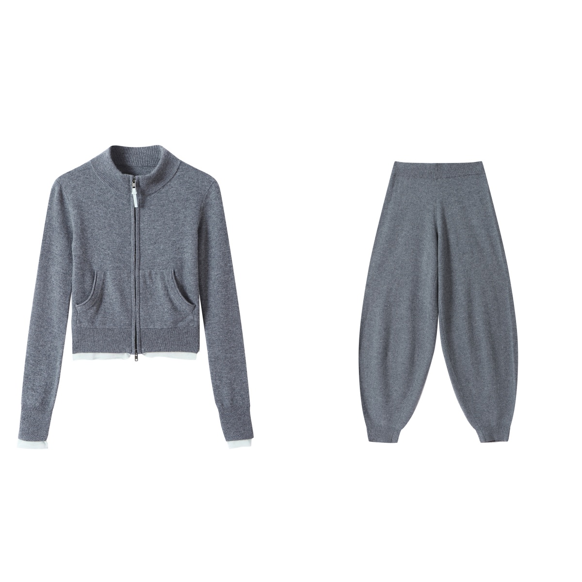 REREK 项小七25冬季新品软糯束脚灯笼裤/0291针织毛衫/0296