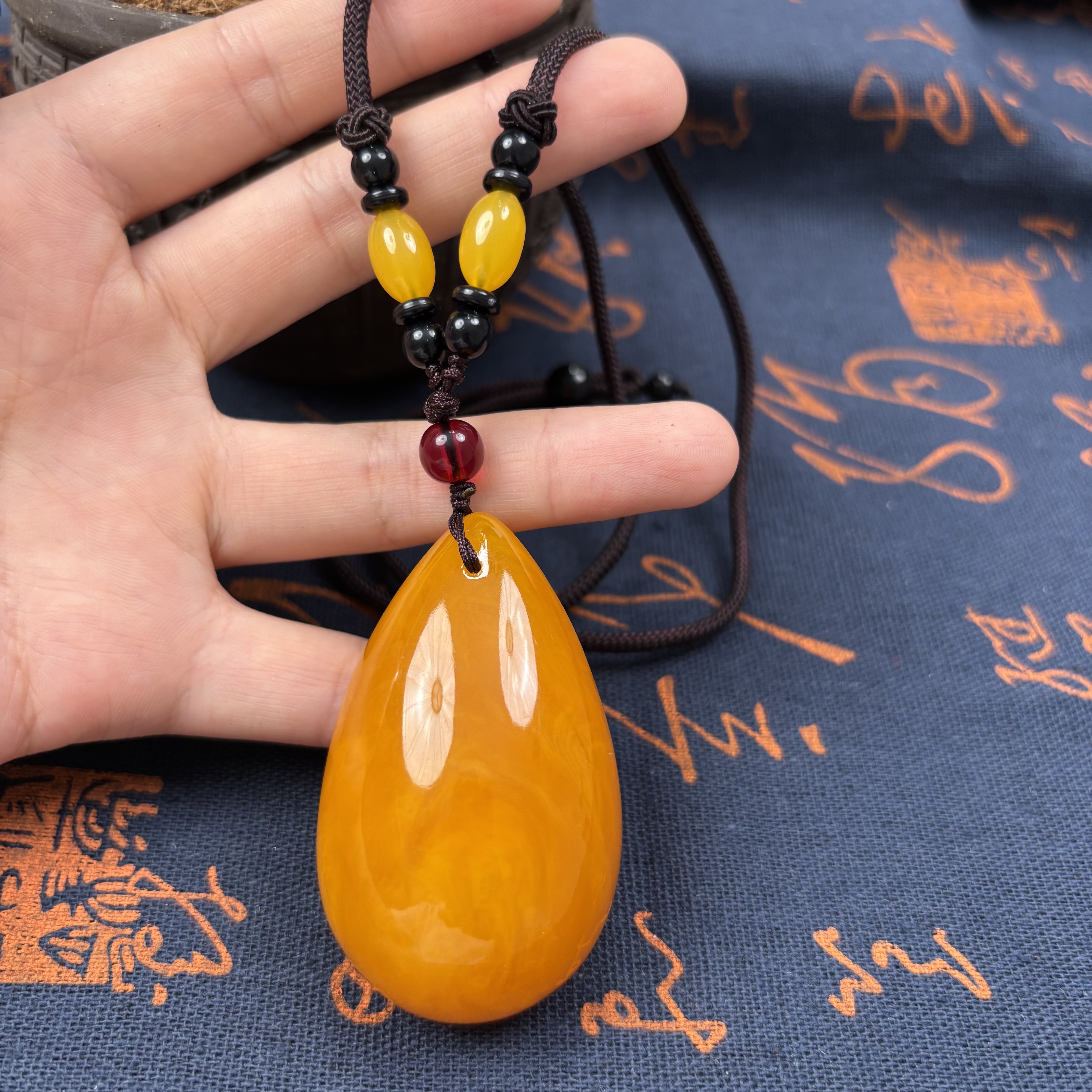 【正品保障】水滴编绳款DIY吊坠项链 DS1802