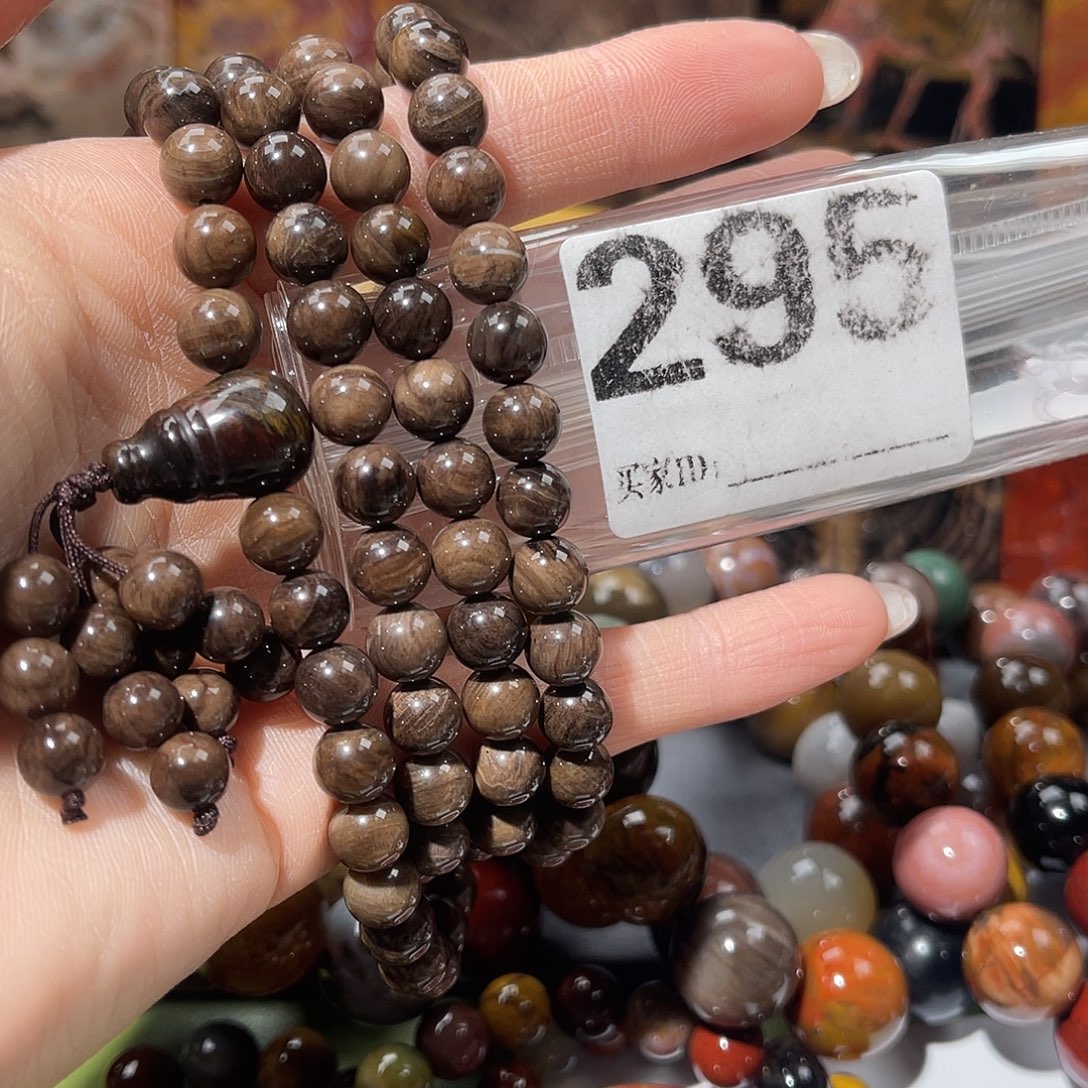 硅化玉未镶嵌天然北票硅化玉手串108