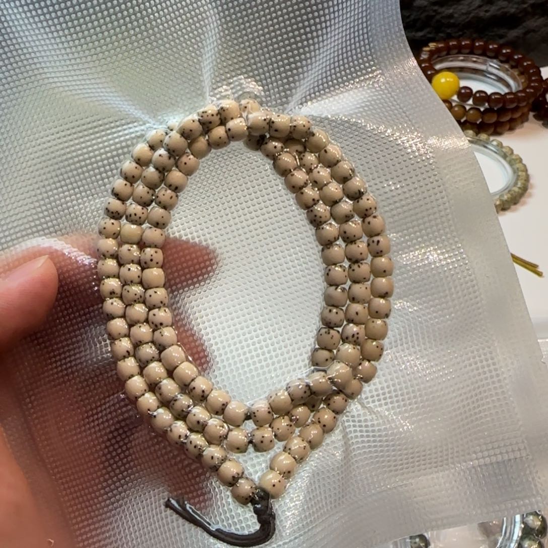 小***·星月菩提石玉料6/数星星108