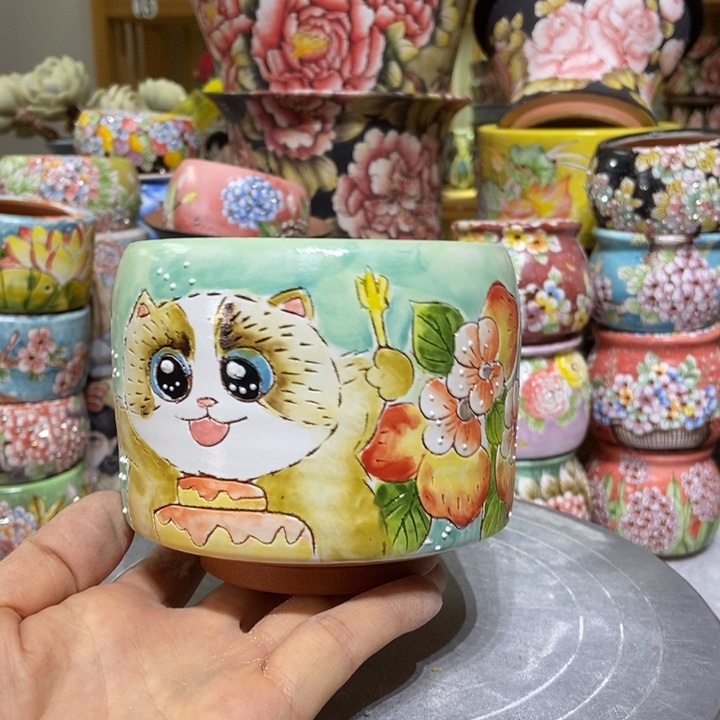 景德镇艺术手绘作品