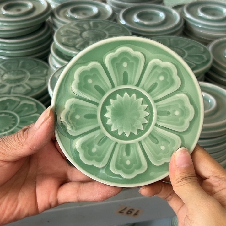 龙泉云间青瓷小米茶器