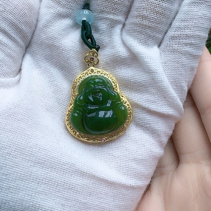 和田玉（碧玉）挂坠未镶嵌