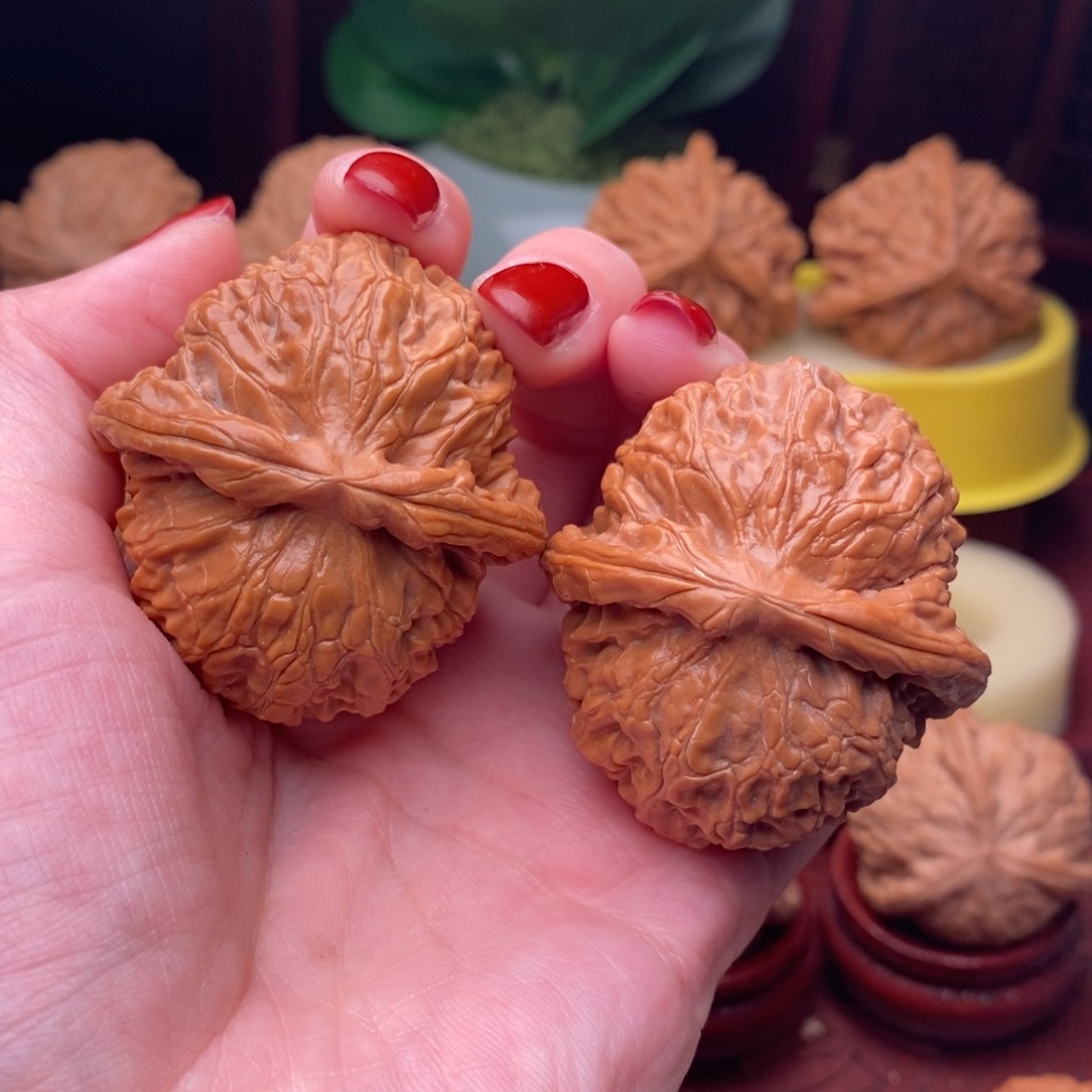 文玩核桃把件玉麒麟44