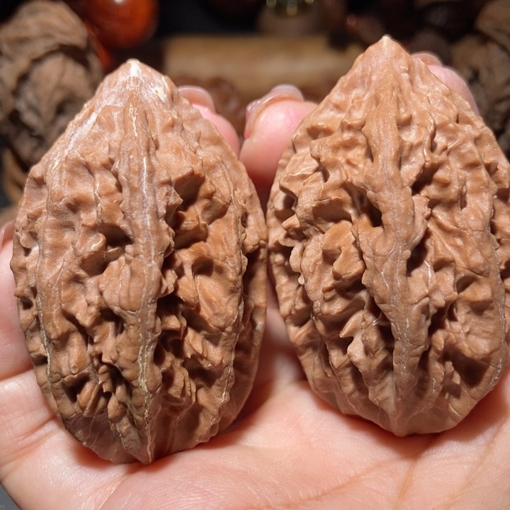 把件文玩核桃东北楸子小雪268