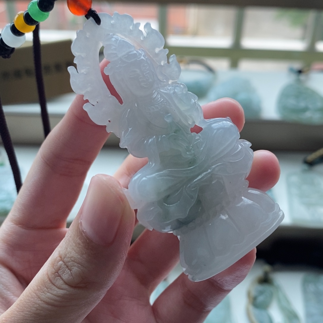 【闪购商品】颈饰未镶嵌翡翠天然缅甸A货翡翠