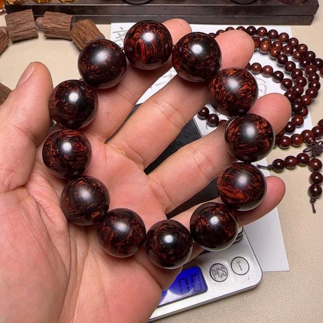 其他降真香海南红降2.0瑕疵手串