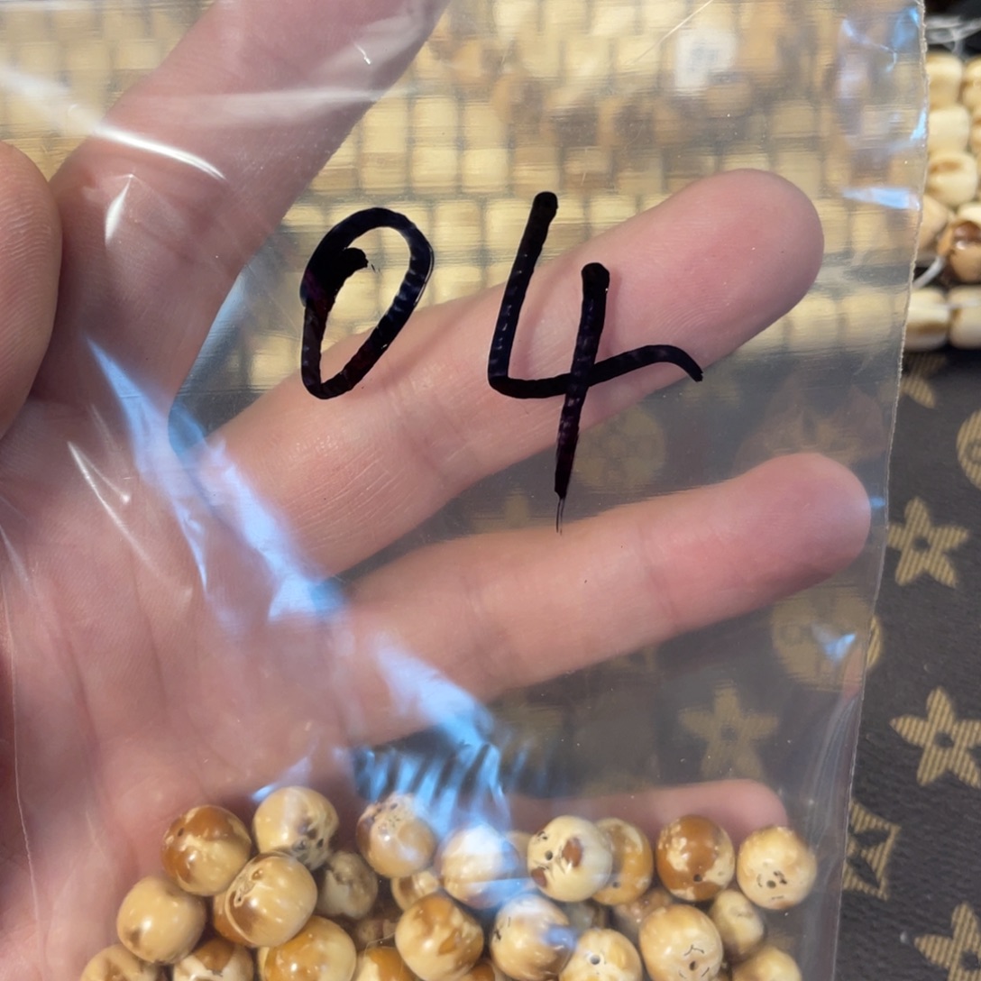 紫金鼠手串实心散珠04
