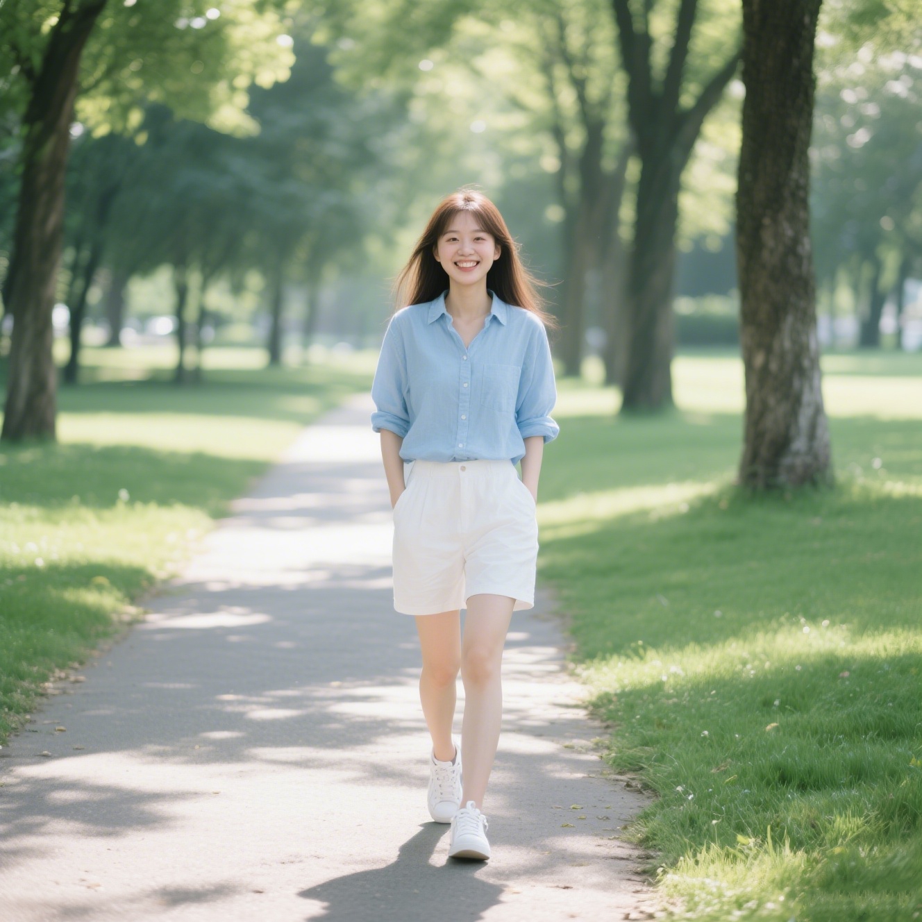 8号链接  夏季新款美拉德色系时尚修身休闲百搭女装衬衫