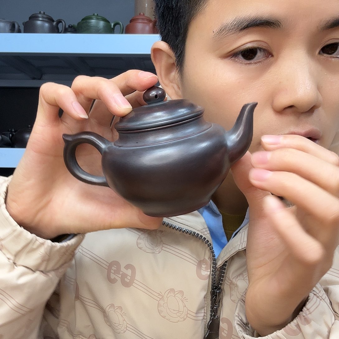 紫砂茶壶民间手艺人全手工制作