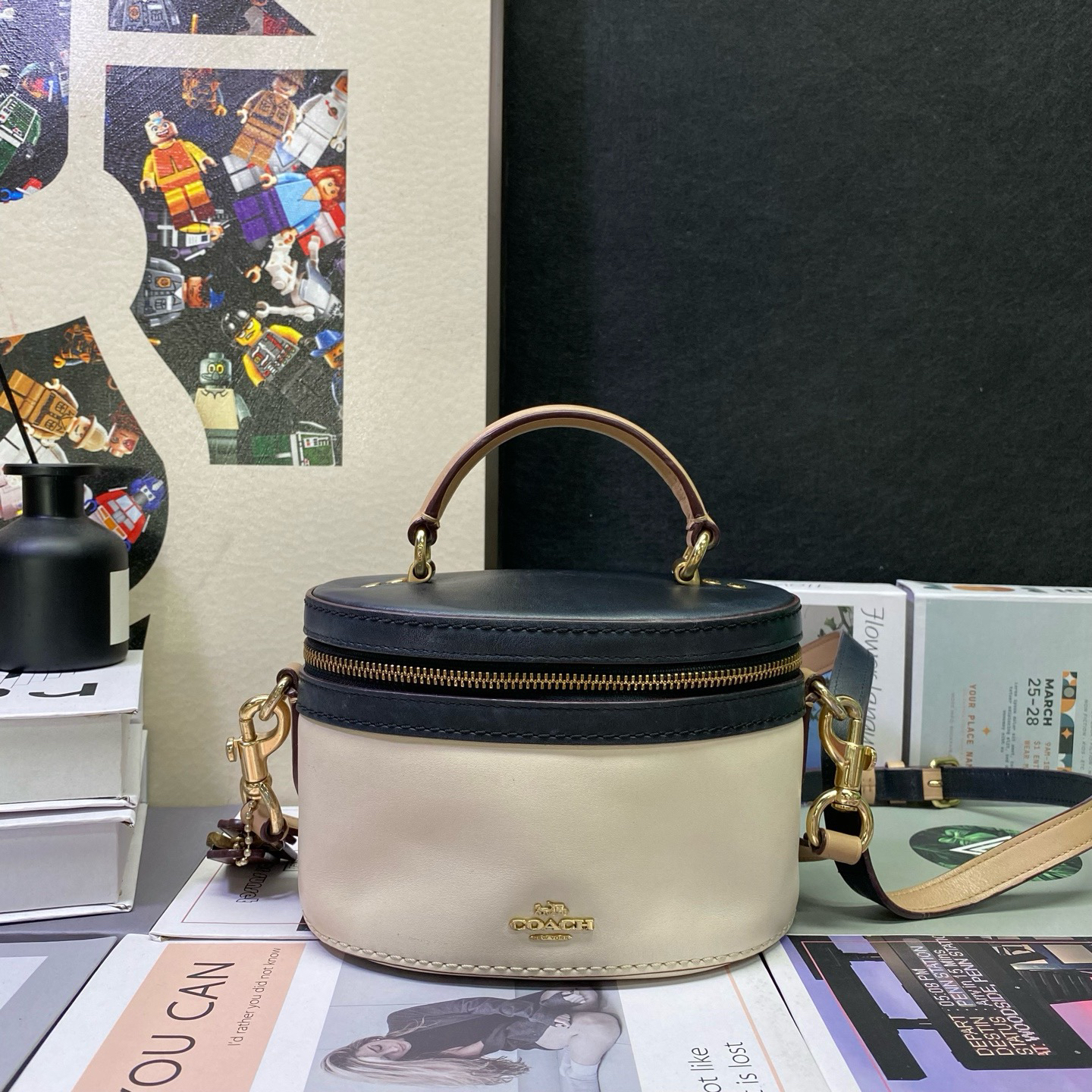 95新 COACH/蔻驰 23513斜挎包19*14