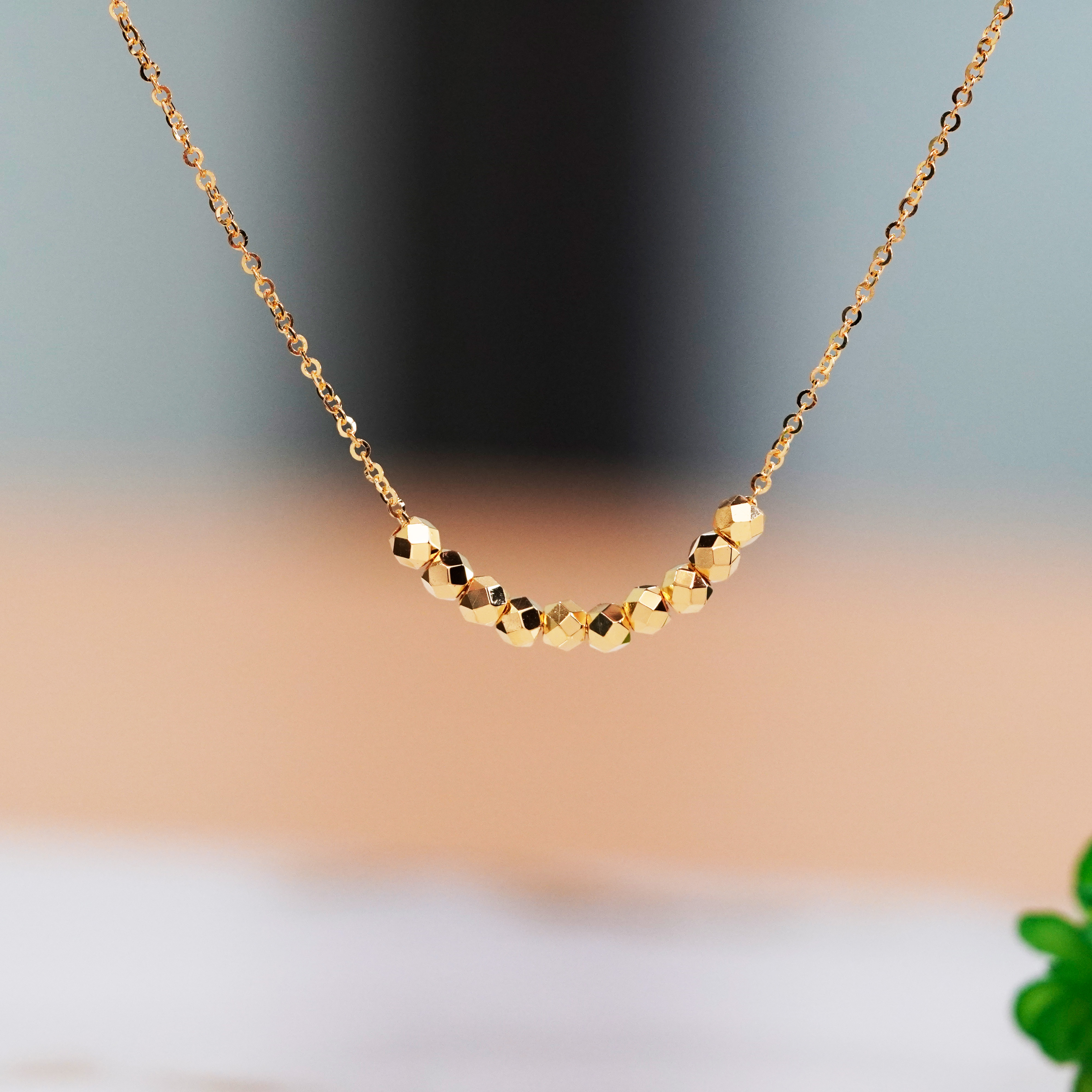 足金999套链【方糖】精致轻奢金色礼物女神同款黄金小众百搭