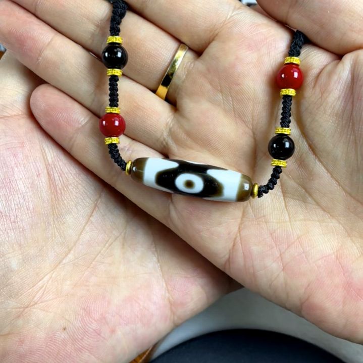 玛瑙/玉髓颈饰合金