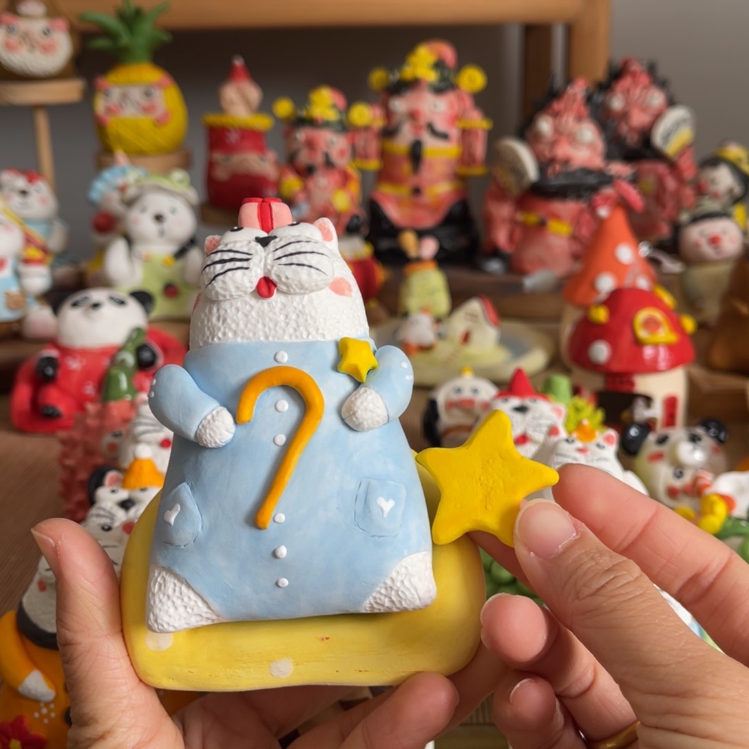 【闪购商品】摆件风***?景德镇陶瓷手作