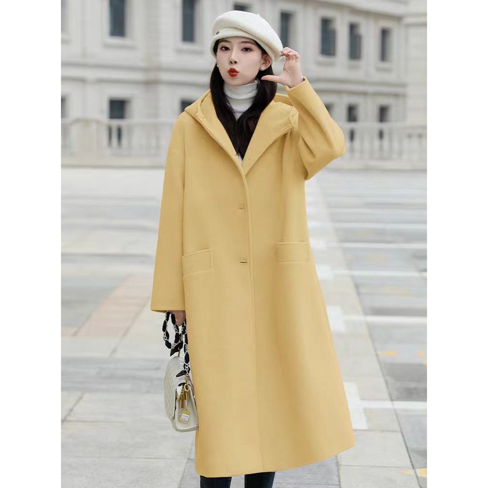 羊毛款加里布双面呢大衣毛呢大衣高端轻奢毛呢2025新款2281