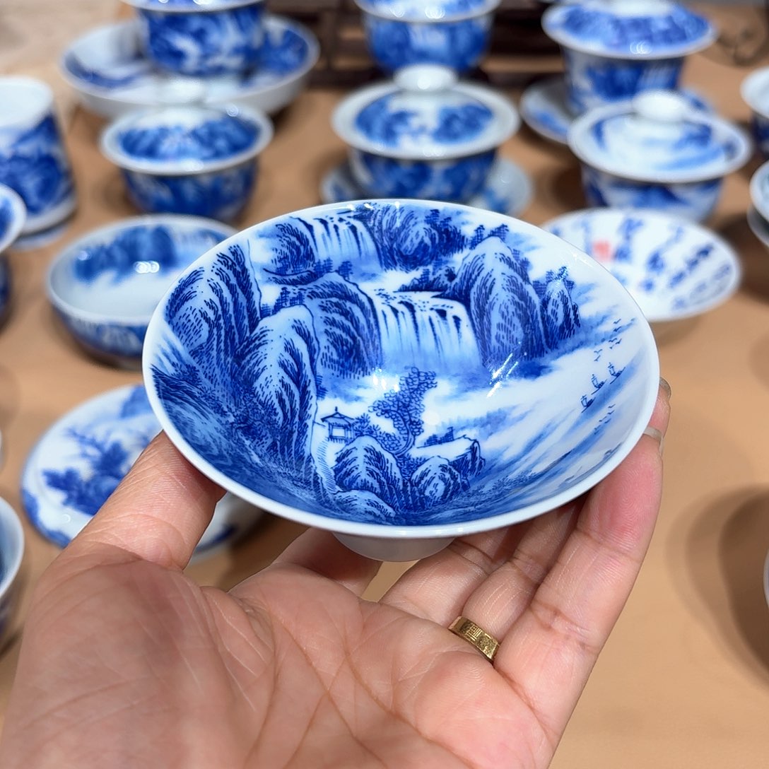 景德镇纯手工手绘斗立杯