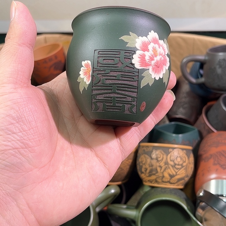 茶杯紫砂全手工紫砂主人杯