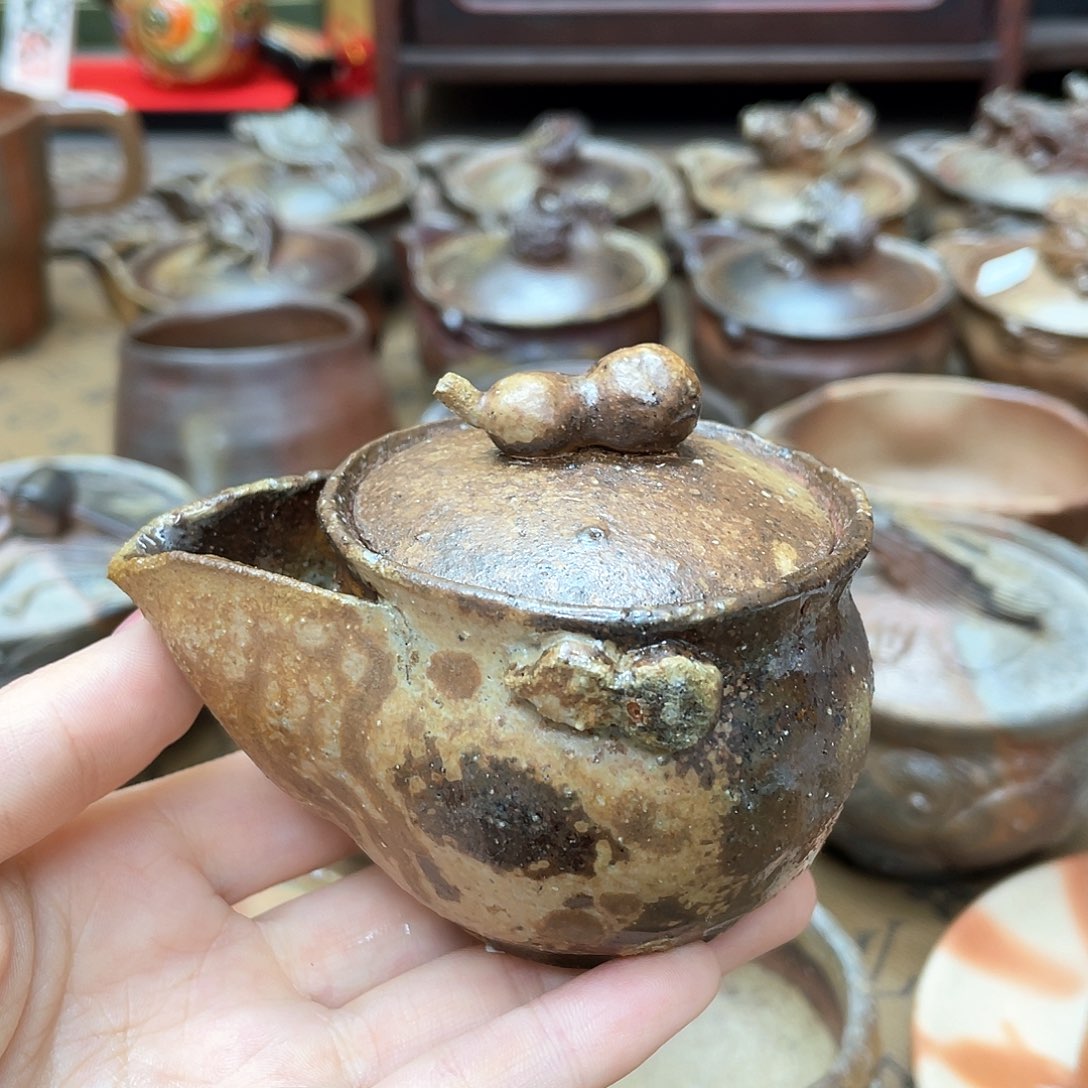 壶*森笃夫葫芦有飞皮宝瓶