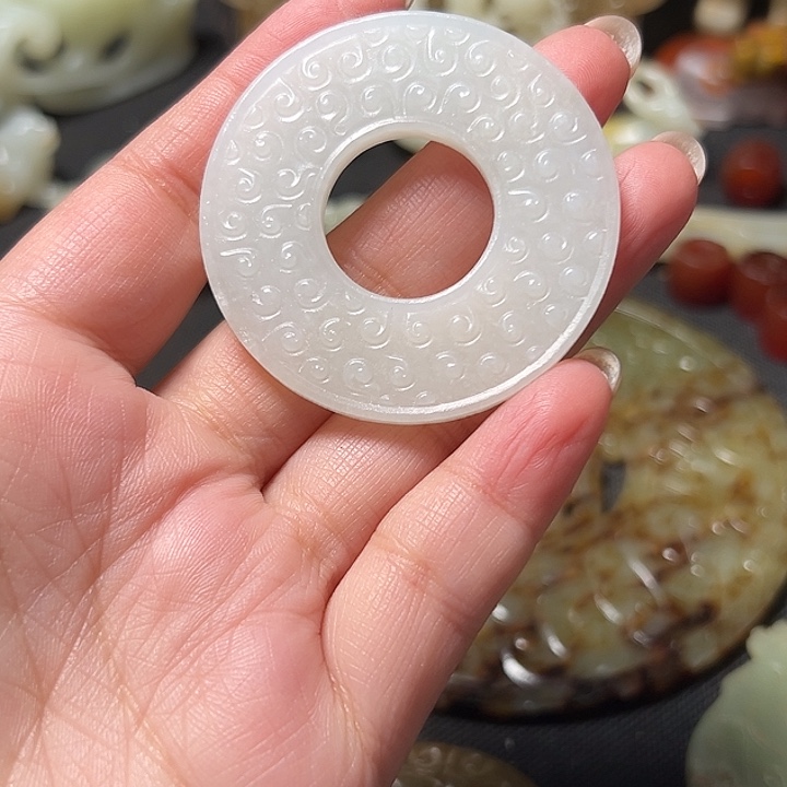 永***堂和田玉（糖玉）未镶嵌挂件