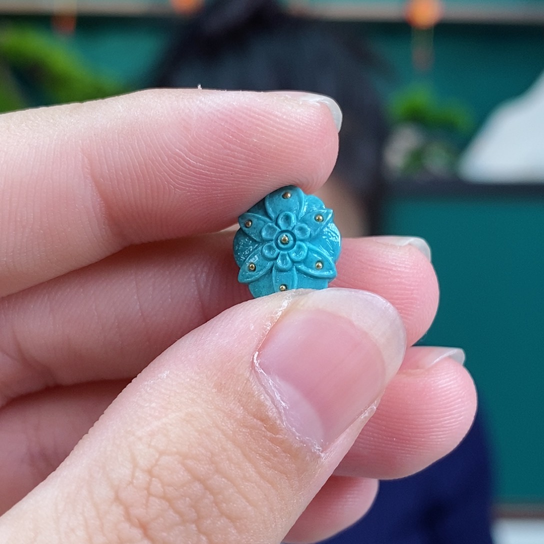 绿松石珠宝奇石未镶嵌