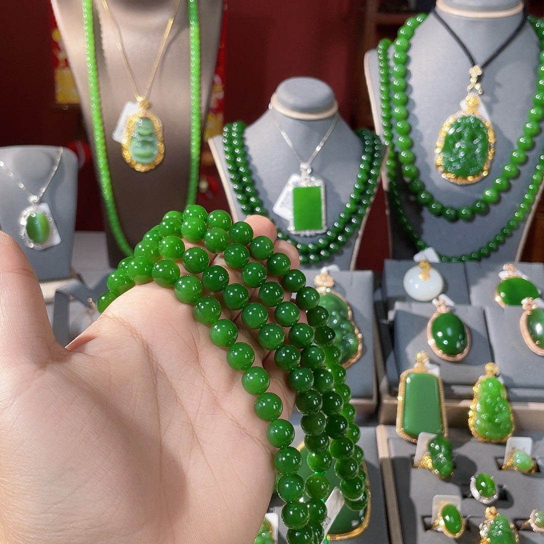 和田玉（碧玉）吊坠未镶嵌