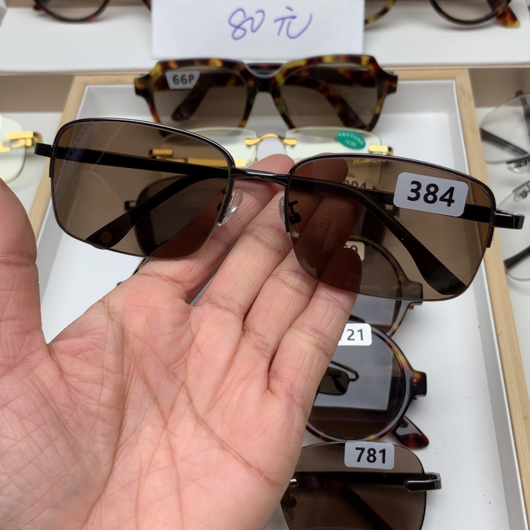 分体款半框眼镜384