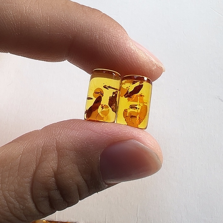 琥珀（花珀）未镶嵌颈饰