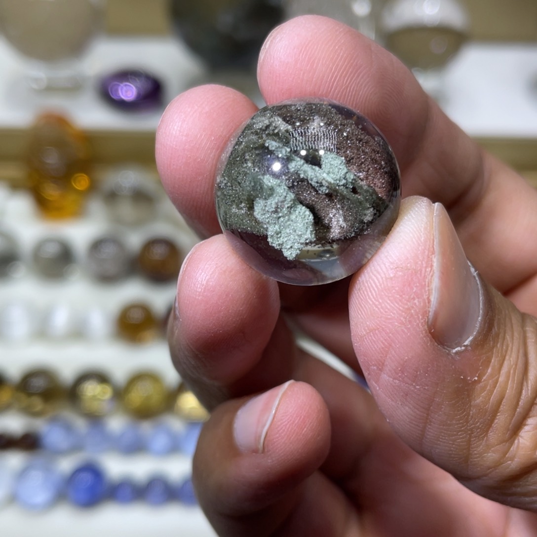 水晶裸石定位未镶嵌