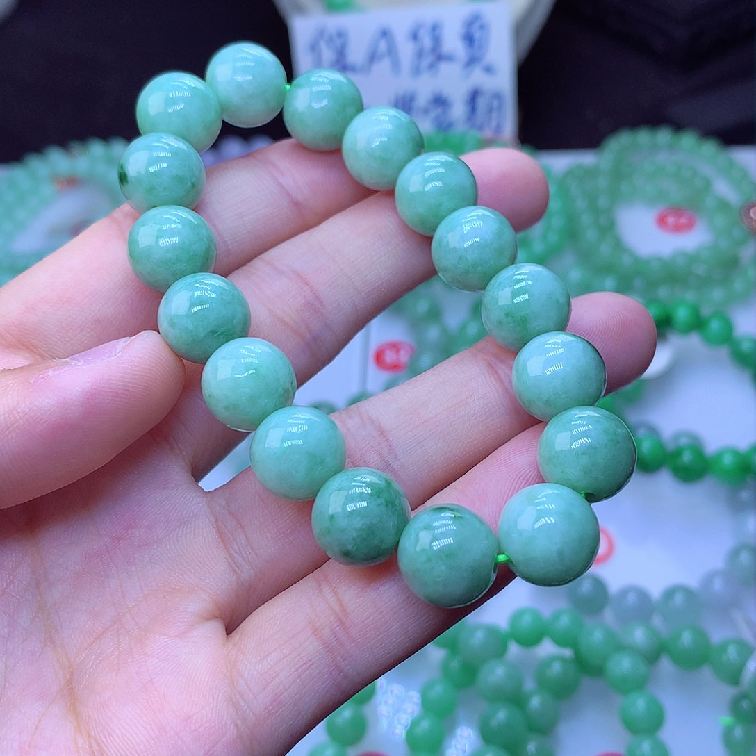 翡翠毛衣链未镶嵌卡12