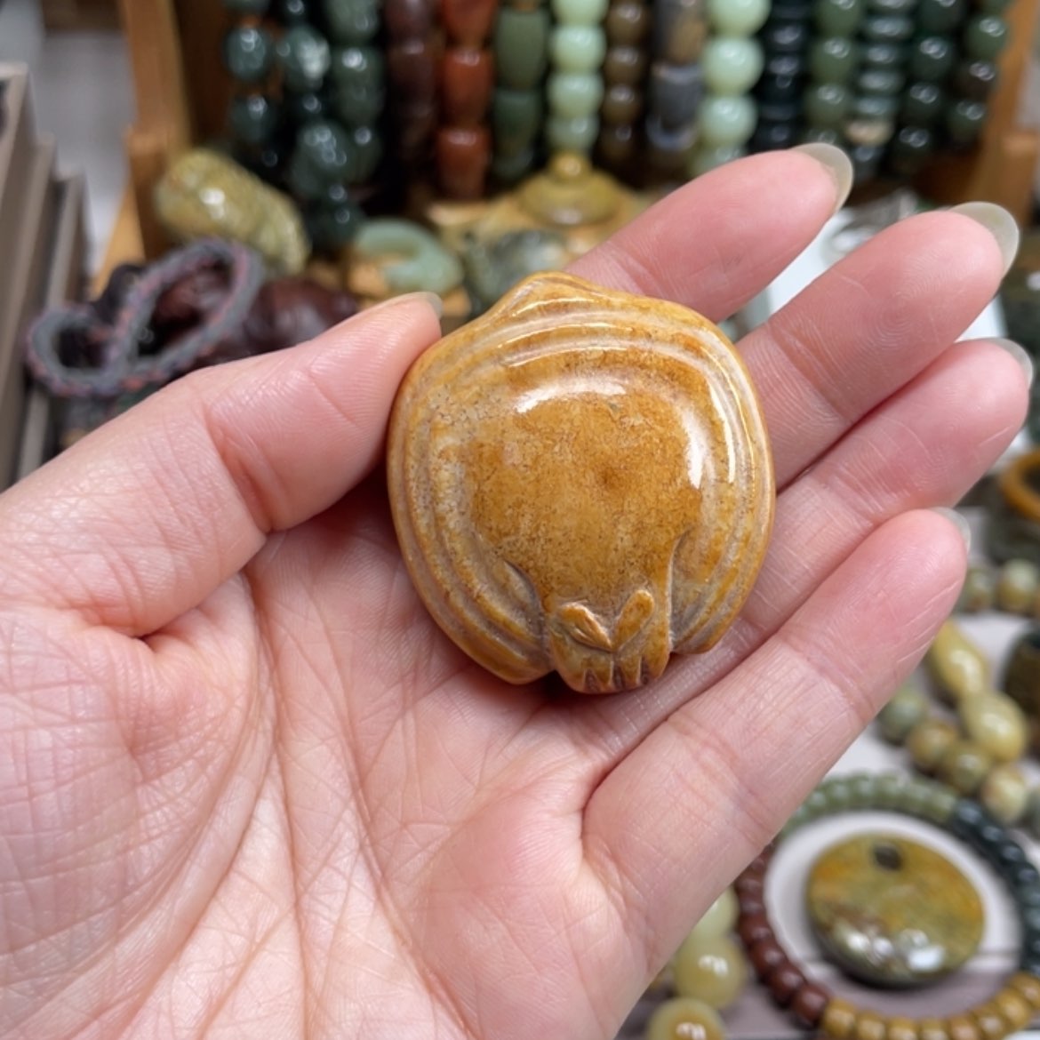 【闪购商品】岫岩河磨玉（透闪石质玉）挂件未镶嵌