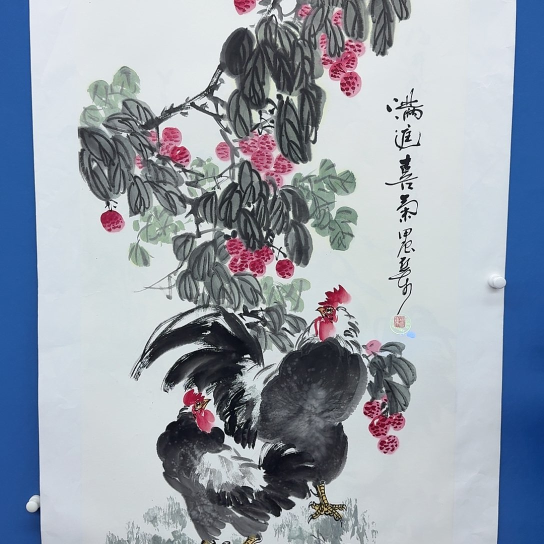 国画多次参加国内外大型