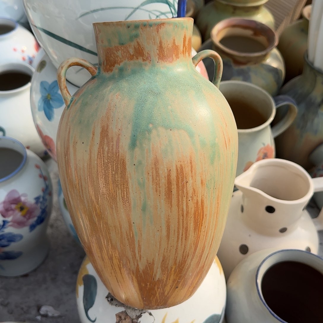 无铅玻璃微瑕景德镇手工花器