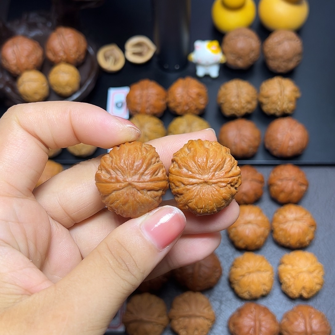 文玩核桃把件29尺矮桩磨盘0001