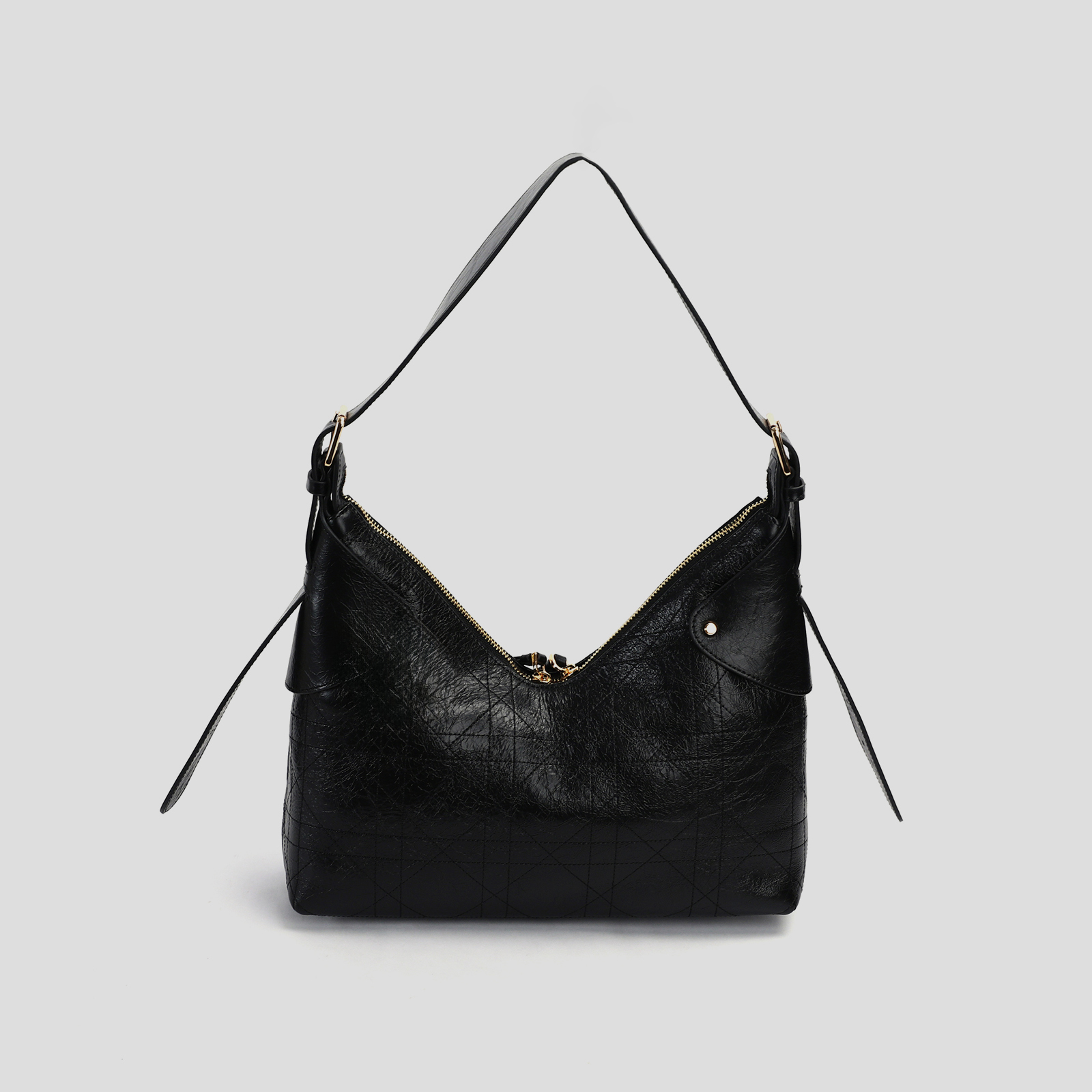 时代品牌【D-VOYAGE】原厂牛皮 油蜡皮 磨砂皮 单肩腋下包 M10763