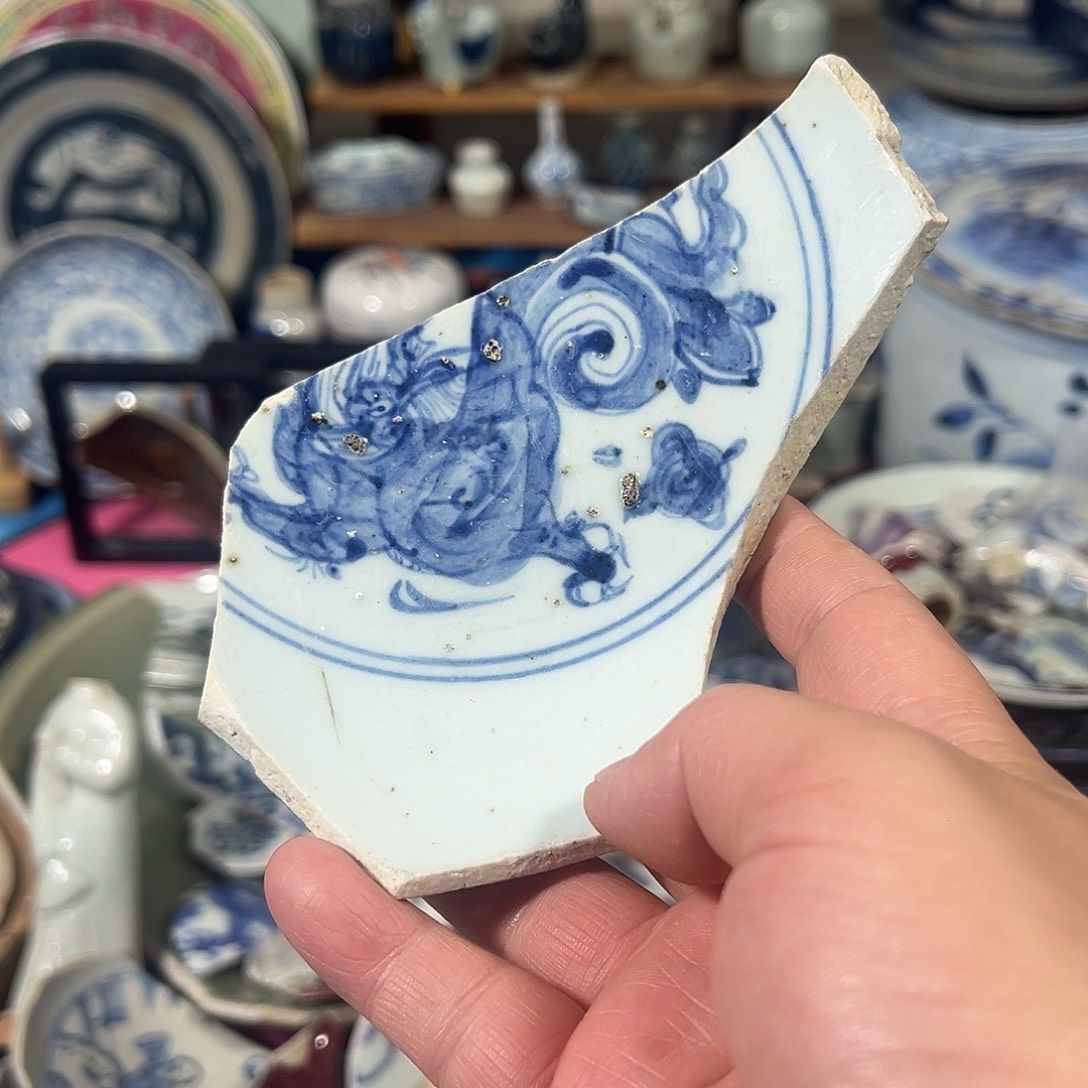 百***）陶摆件瓷片标本，全场包邮