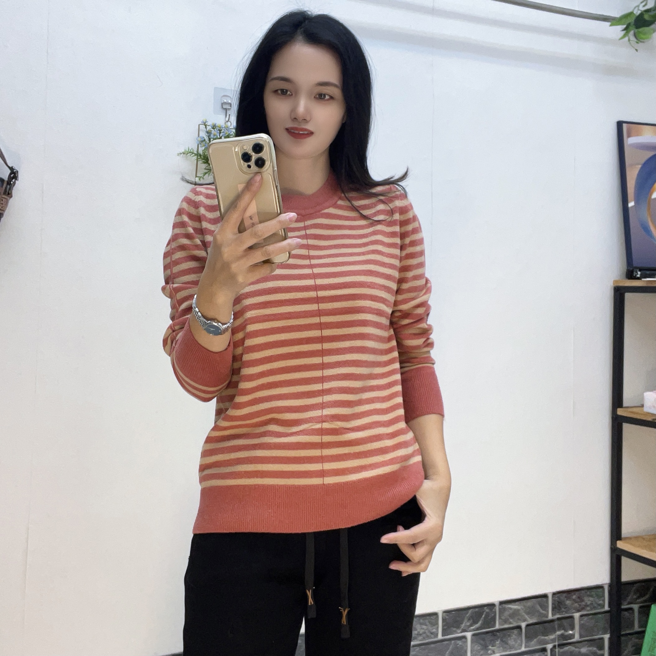 新款条纹毛衣2420（捡漏款）