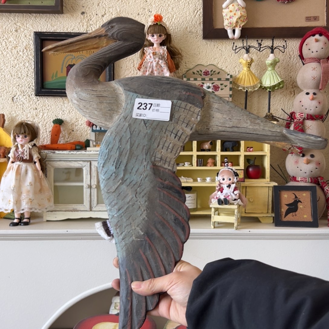 木默认微瑕微脏！外贸样品摆件挂件237