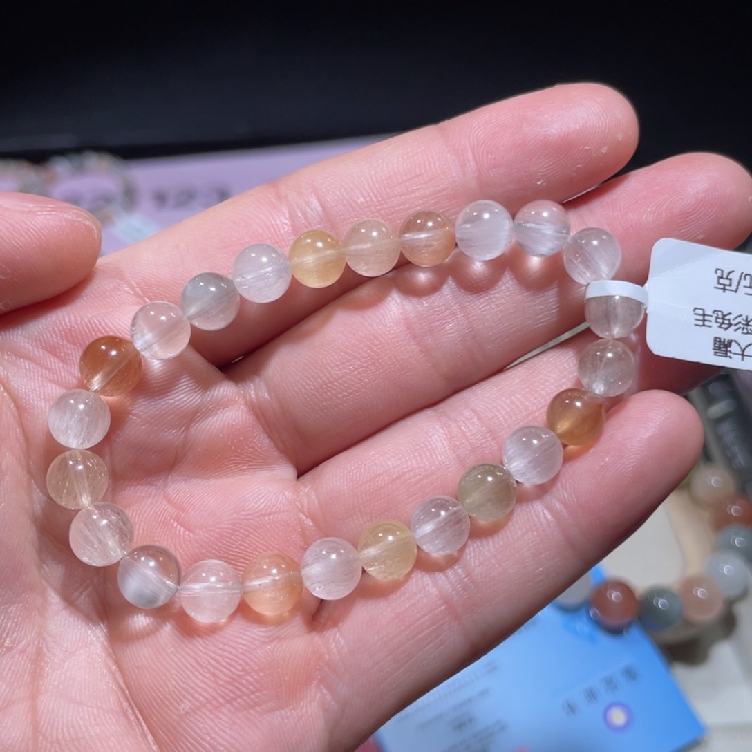 水晶手链未镶嵌123号多样性发一C 7+