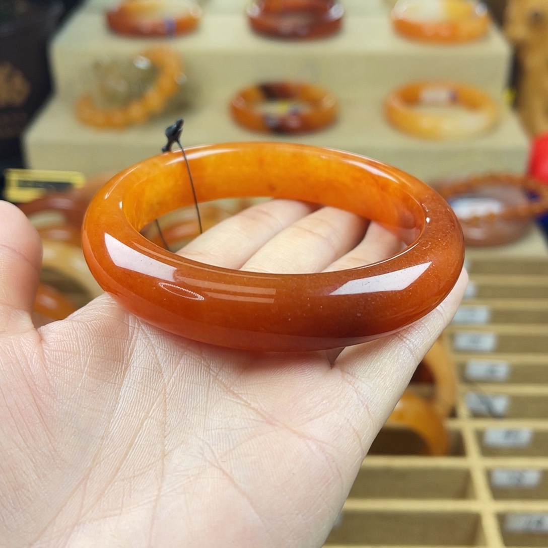 非金属无108 号茄山老油料黄龙61圈口 落日晚霞