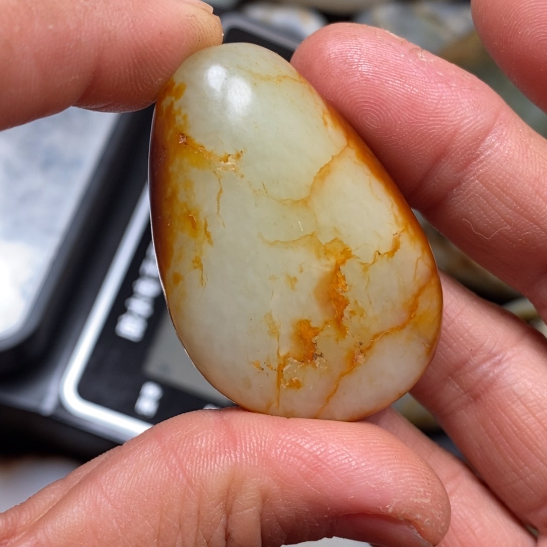 和田玉（糖玉）挂件未镶嵌