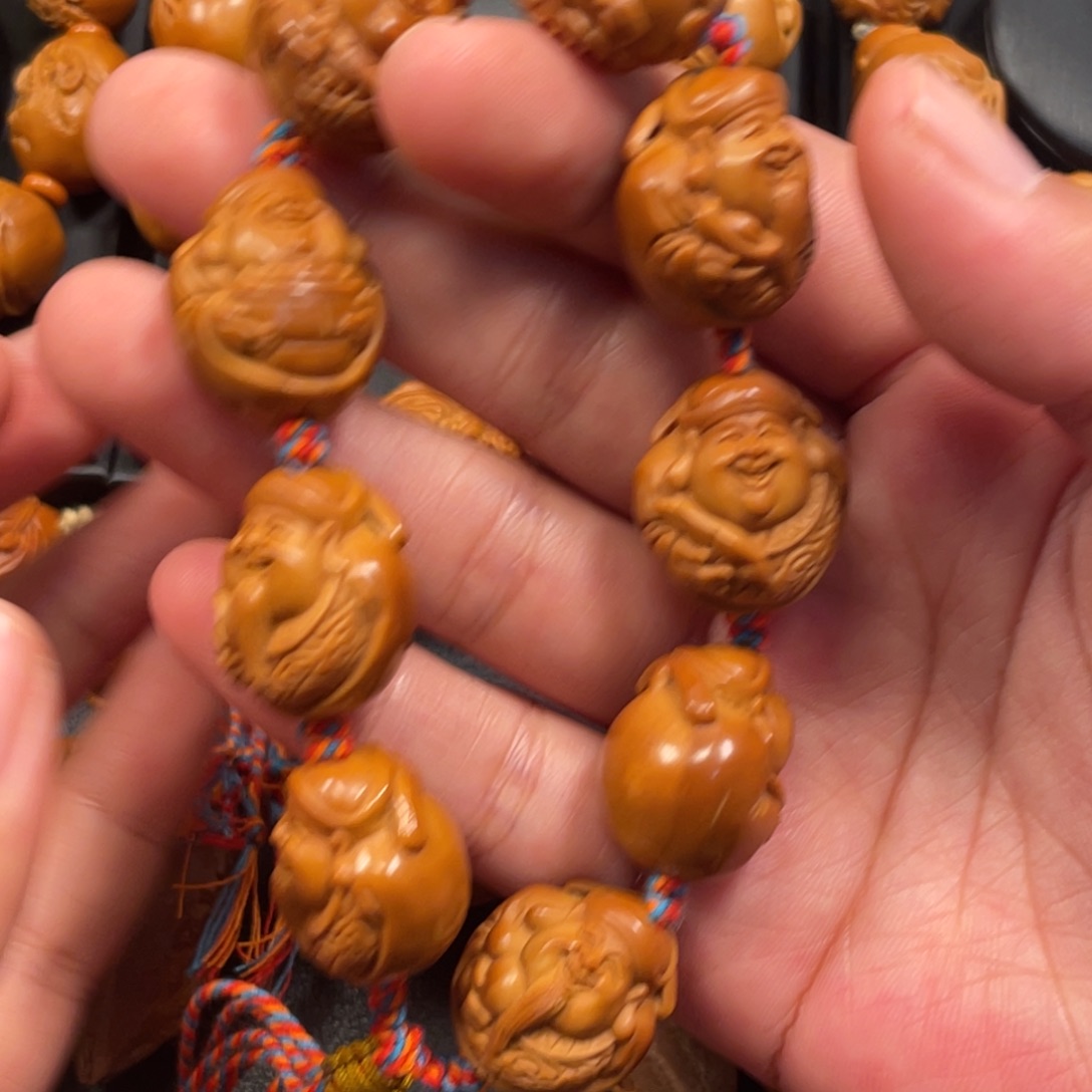 光背财神纯手工手串
