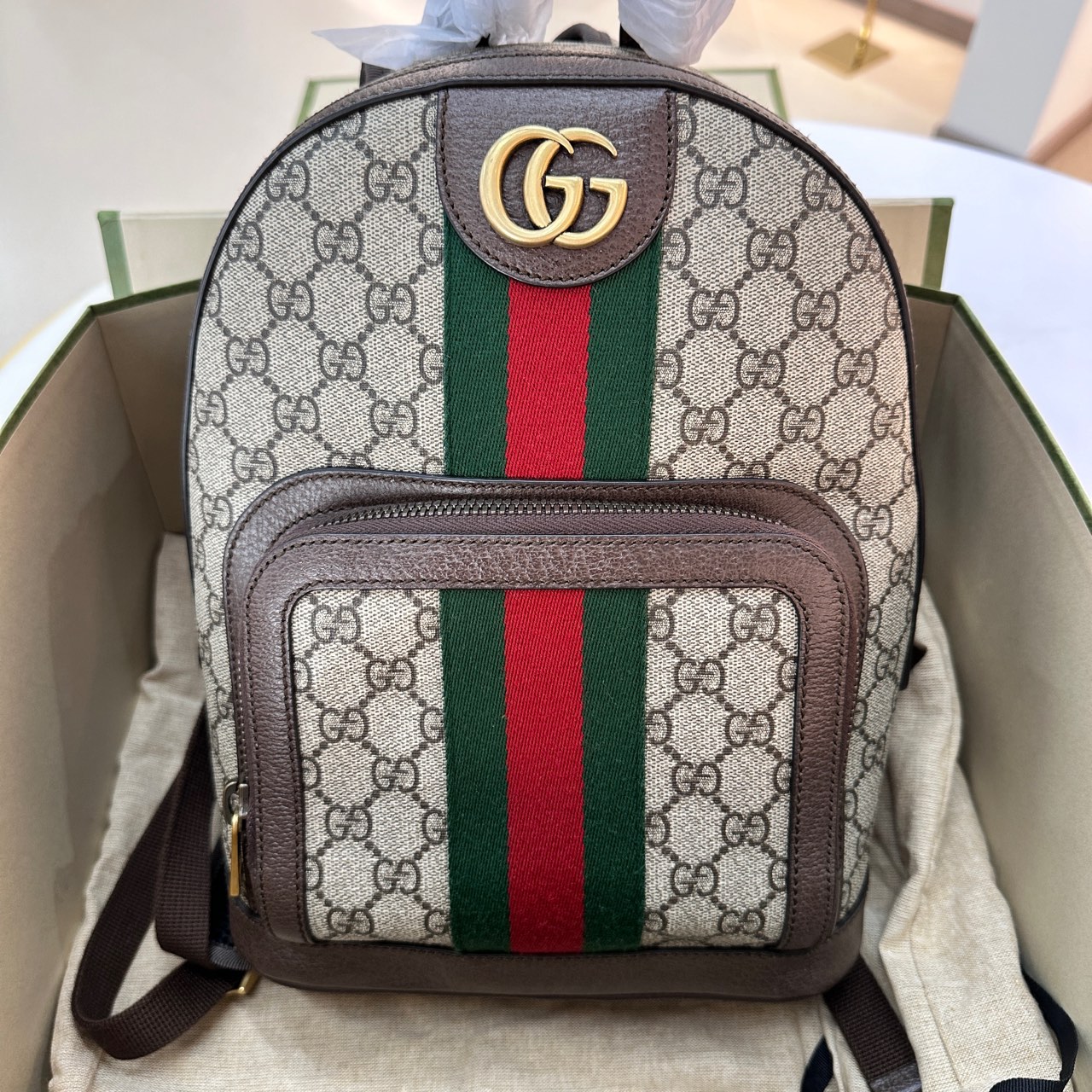 99新 GUCCI/古驰 古驰op双肩包经典