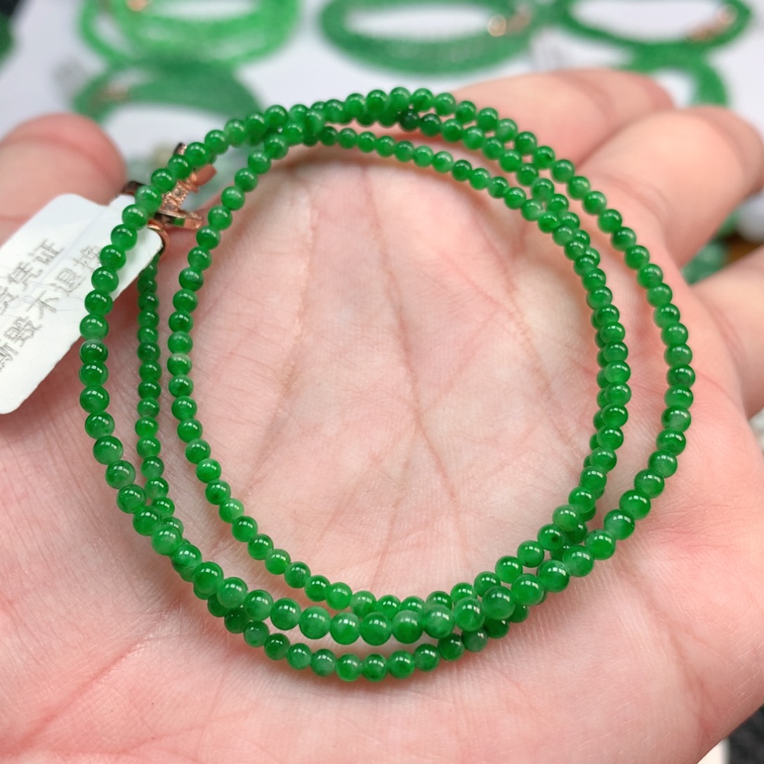翡翠手链未镶嵌翡翠