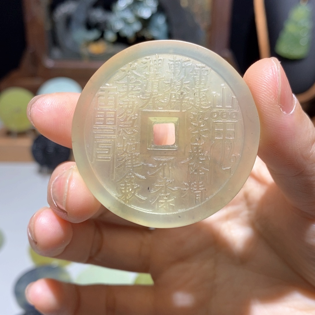 岫玉未镶嵌颈饰21